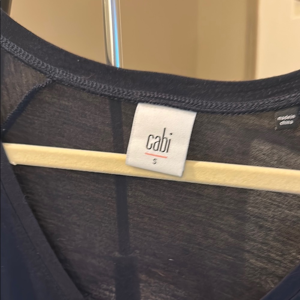 CAbi Blue Relaxed Short Sleeve Tee - Picture 2 of 3